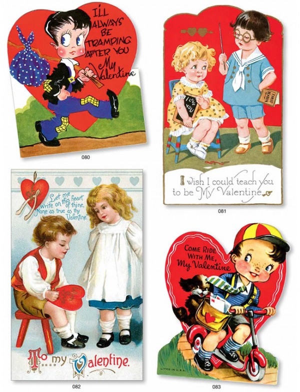 Freebie: Vintage Valentines