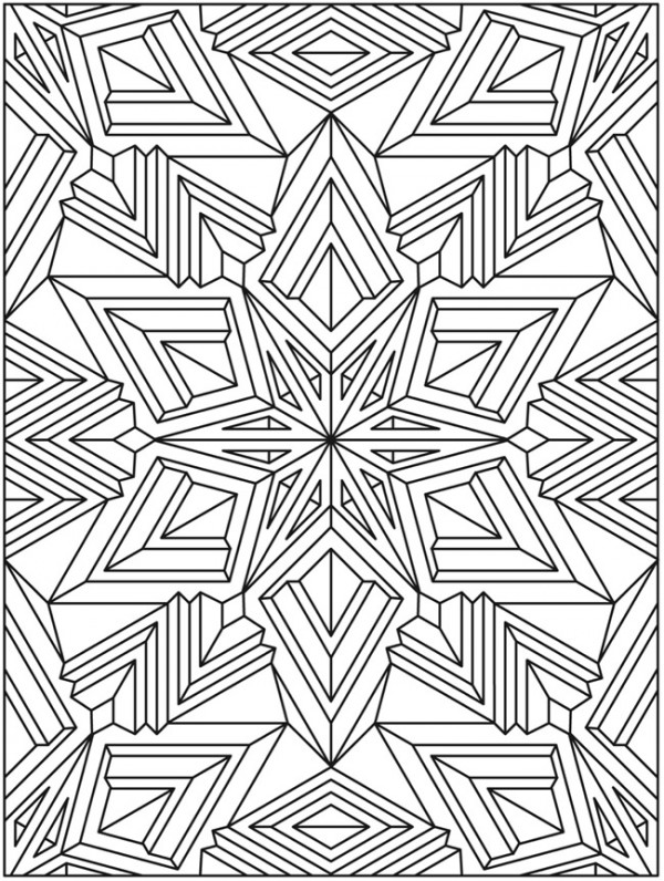 Freebie: Mandala Snowflake Coloring Page