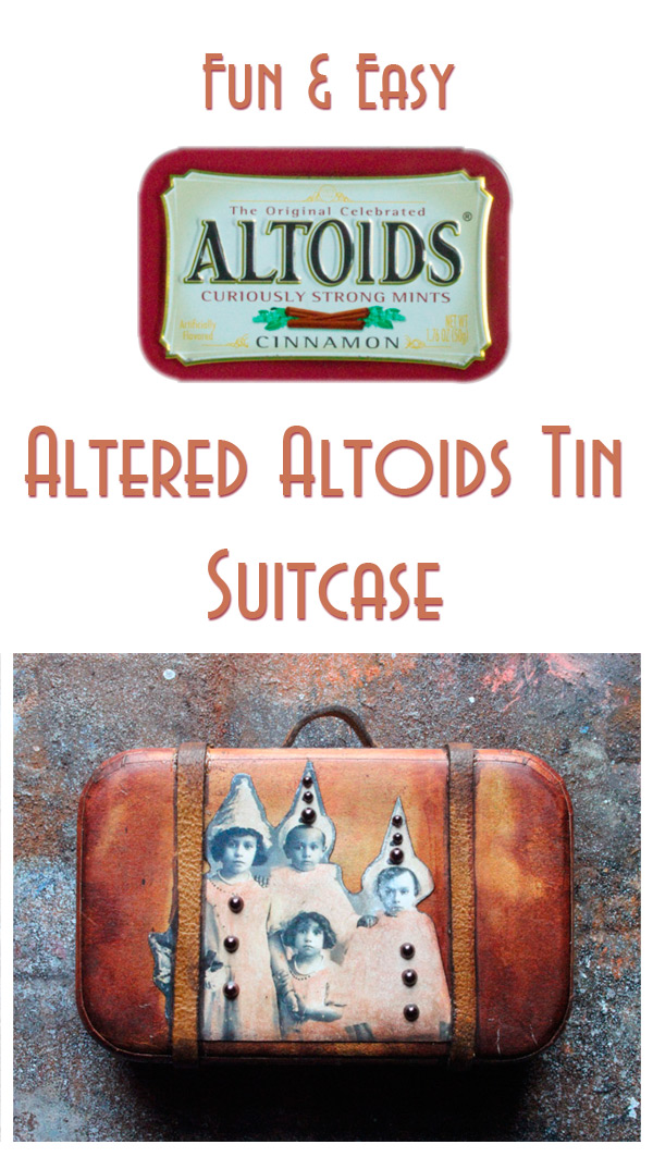 Project and Freebies: Altered Mini Altoid Tin Suitcase