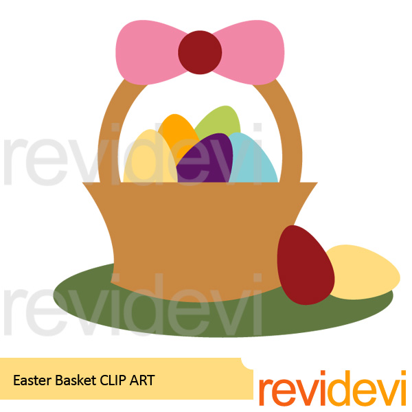 Freebie: Easter Basket Clip Art