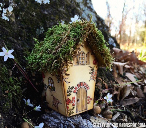 Project: 3D Paper Fairy or Hobbit House