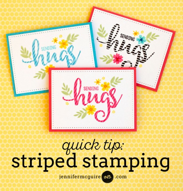 Tip: Striped Stamping