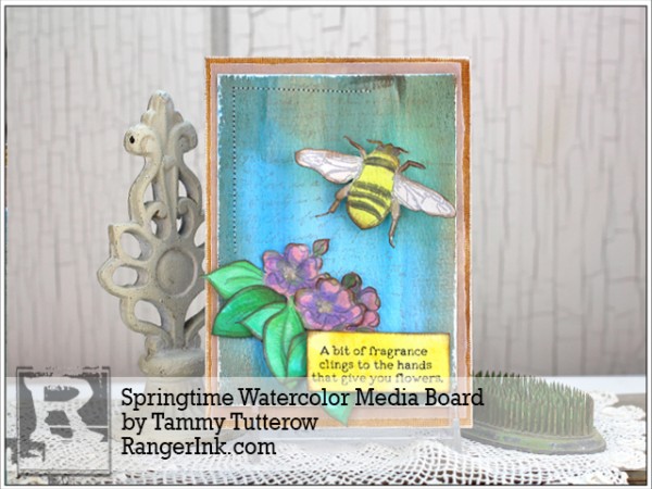 Project: Spring Time Mixed Media Art