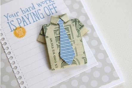 Project: Origami Shirt Money Card