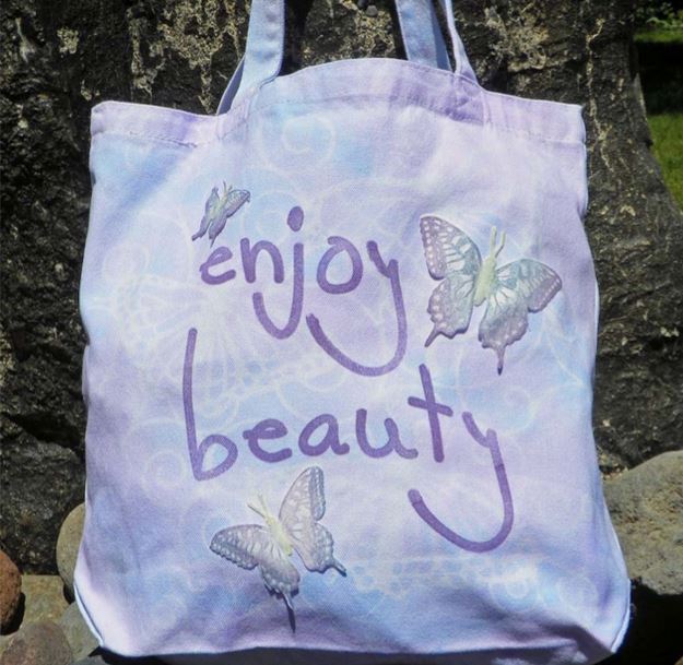 Project" Stamped Tote Bag