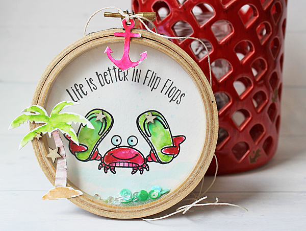 Inspiration: Embroidery Hoop Shaker