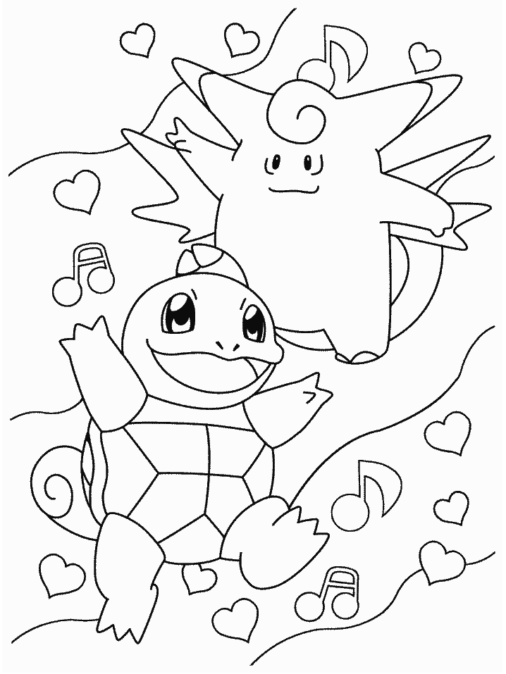 Freebie: Pokemon Coloring Page