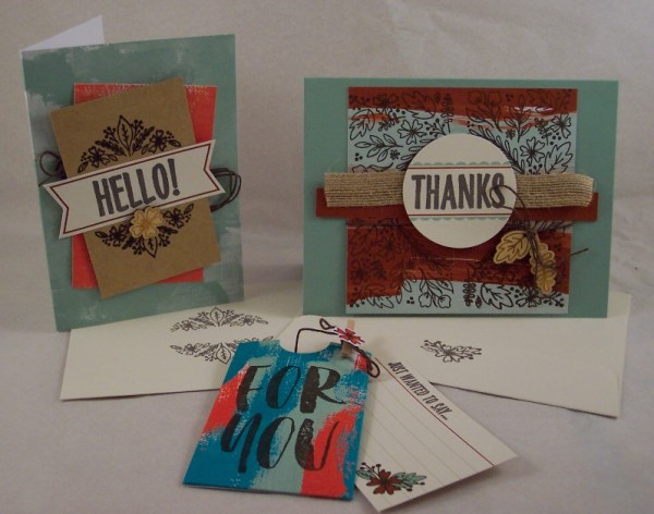 Review and Giveaway: Stampin' Up Paper Pumpkin Kit for August