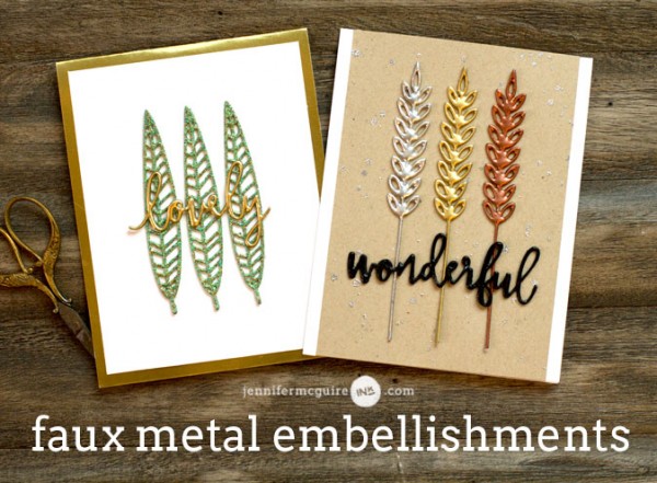 Technique: Faux Metal Embellishments 