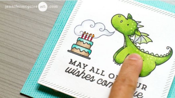 Project: Light Up Dragon Birthday Card