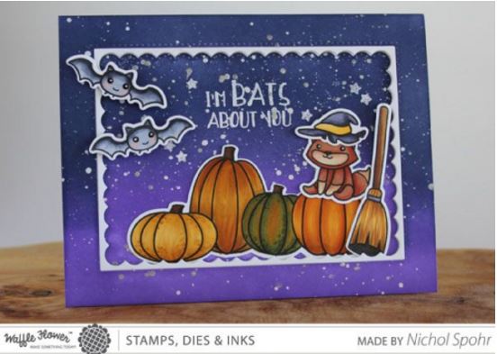 Project: Batty Halloween Scene Card