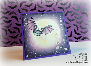 Project: Halloween Bat and Moon Card