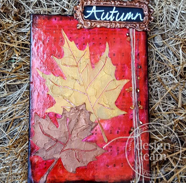 Project: Fall Leaves Mixed Media Canvas