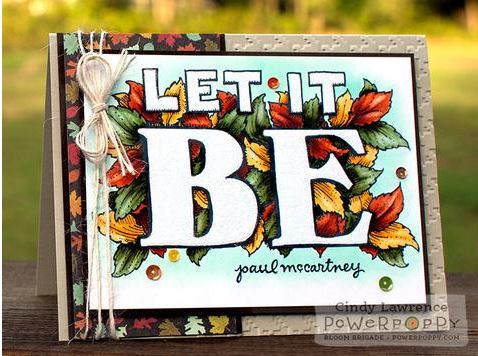 Freebie: Let it Be Digital Stamp