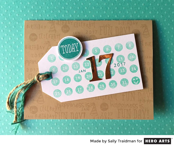 Inspiration: Planner Stamps Birthday Card