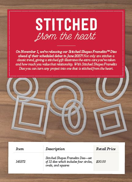 Review: Stampin Up Stitched Shapes Framelits Dies