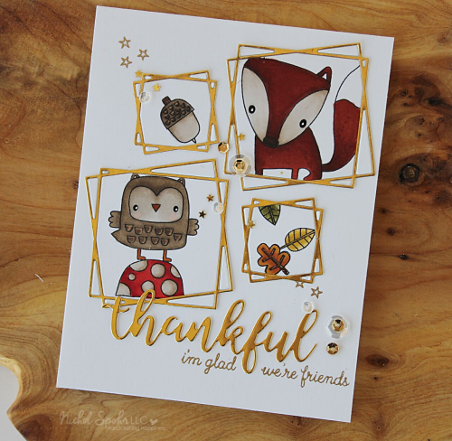 Project: Woodland Animals Fall Card