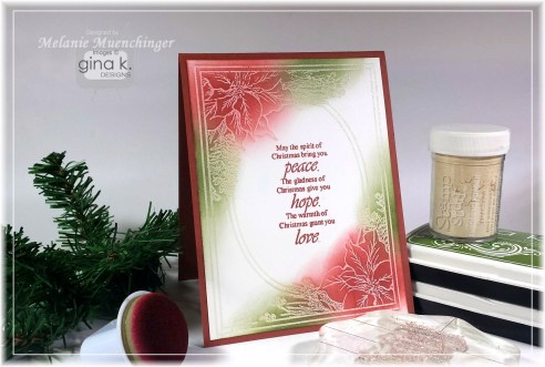 Project: Emboss Resist Christmas Card