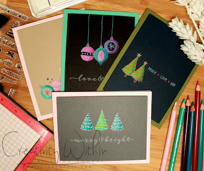 Project: Bright and Bold Christmas Cards