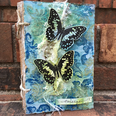 Project: Embossed Butterfly Journal Cover