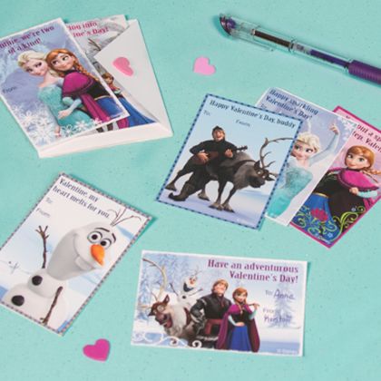 Freebie: Disney Frozen Valentines