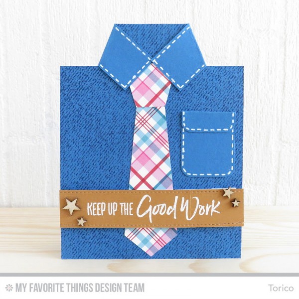 Project: Masculine Shirt and Tie Card