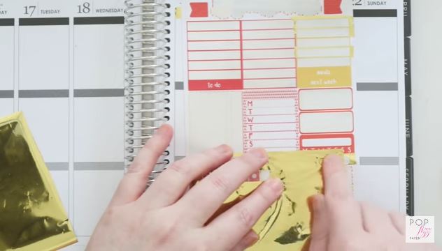 Tip: Add Gold Foil to Your Planner