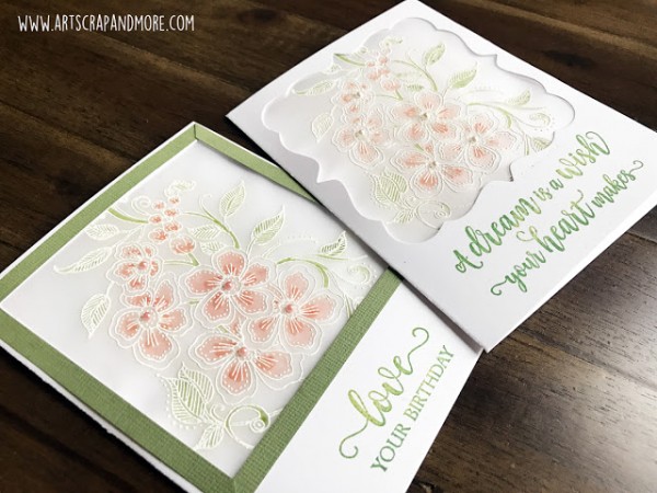 Tip: White Embossing on Vellum