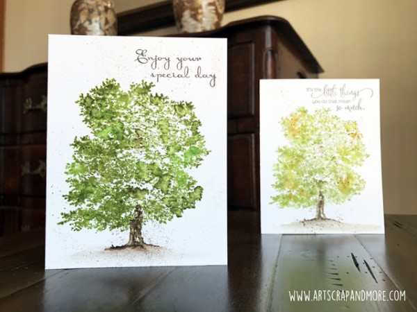 Tip: Stamping Realistic Trees