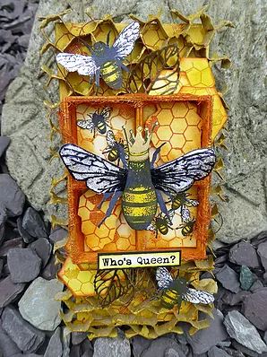 Project: Queen Bee Mixed Media Box