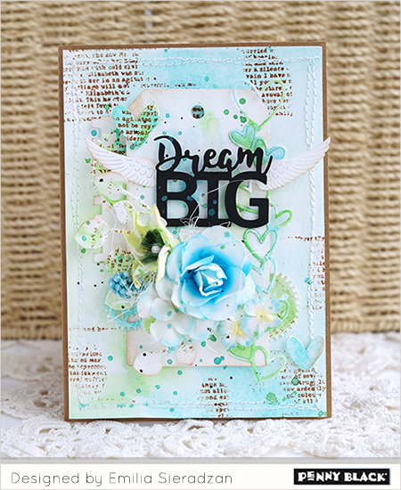 Project: Dream Big Mixed Media Card