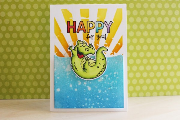 Project: Happy Crocodile Card