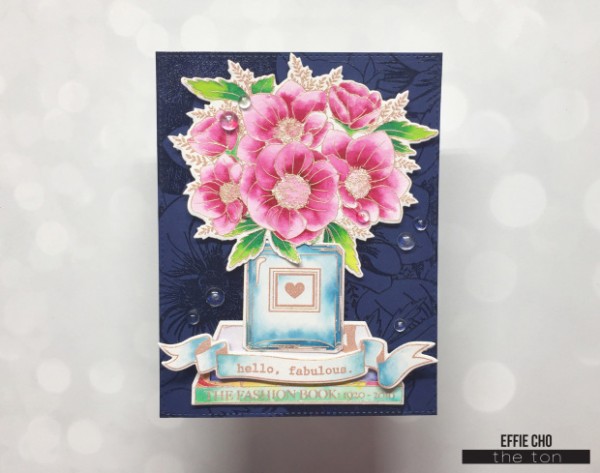 Project: Water Colored Bouquet Card