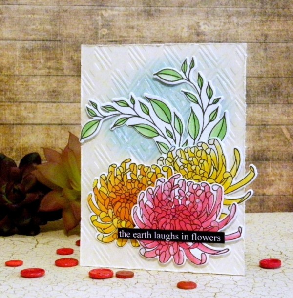 Project: Chrysanthemum Floral Card