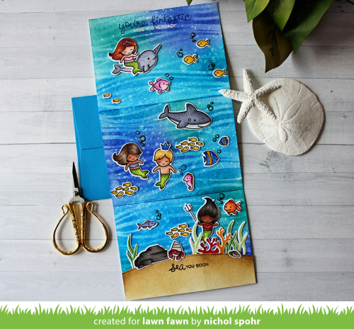 Project: Mermaid Tri-Fold Card