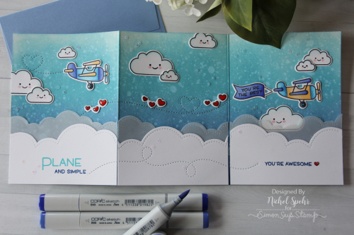 Project: Plane Tri-Fold Card