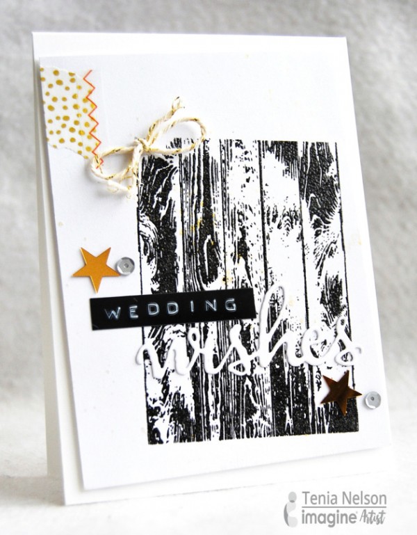 Project: Rustic Wedding Card