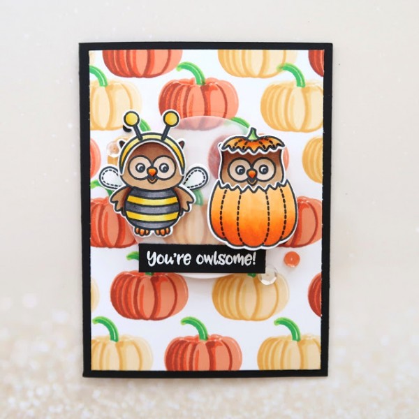 Project: Halloween Owls Card