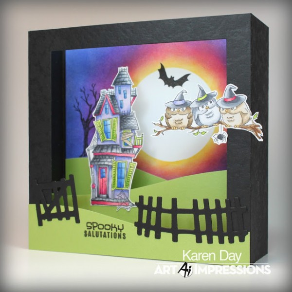 Project: Halloween Shadow Box Card