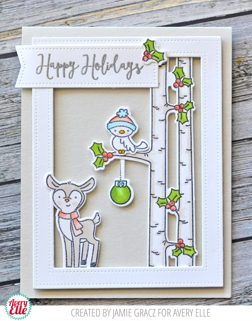 Project: Woodland Winter Scene Card