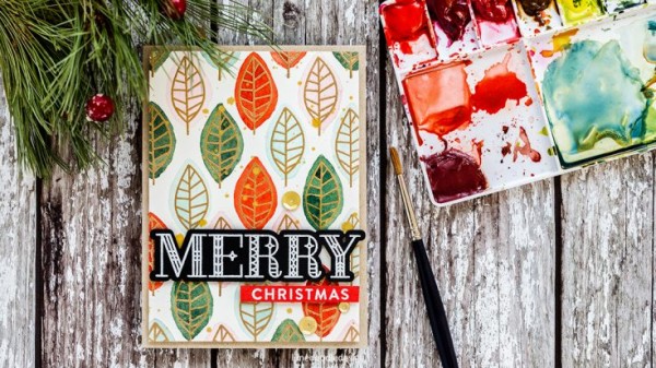 Project: Holiday Leaf Card