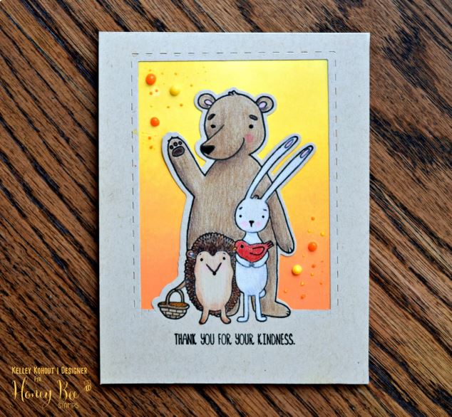 Tip: Thank You Critter Card with Partial Die Cutting