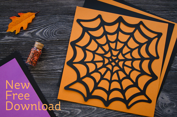 Download: Spider Web Die Cut 