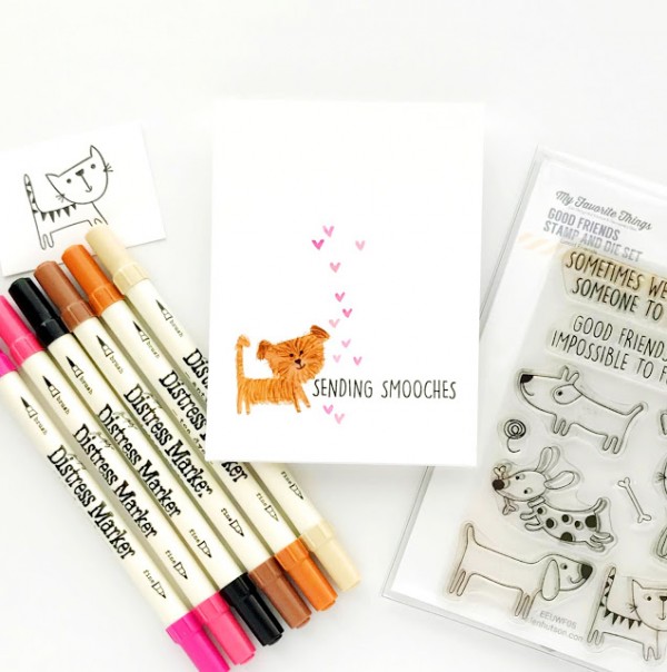 Tip: Coloring a Fuzzy Dog Stamp