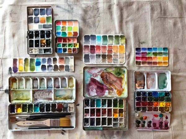 Tip: Setting Up Your Own Water Color Palette 