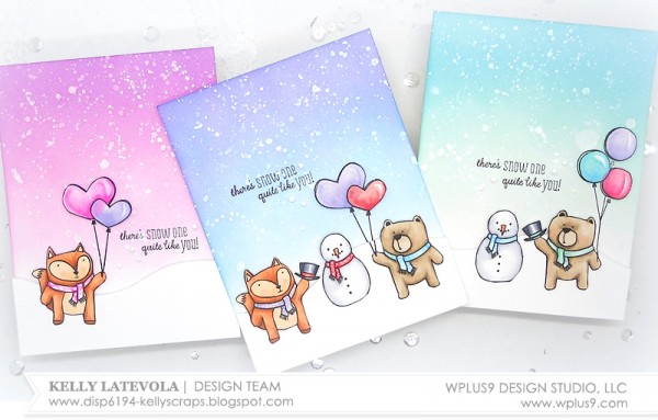 Project: Simple Winter Themed Valentine's Cards