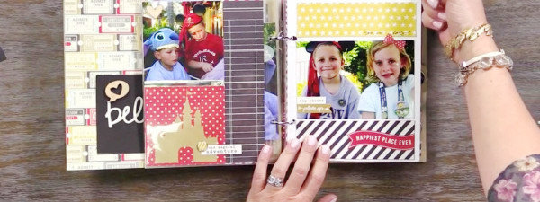 Project: Disney Trip Scrapbook