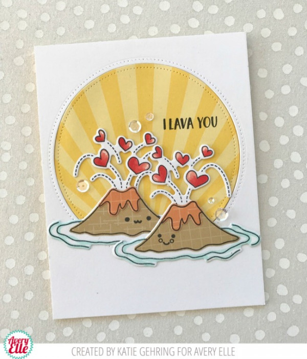 Project: Funny Volcano Valentine Card