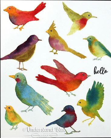 Tips: Multiple Techniques with the Same Bird Stamps