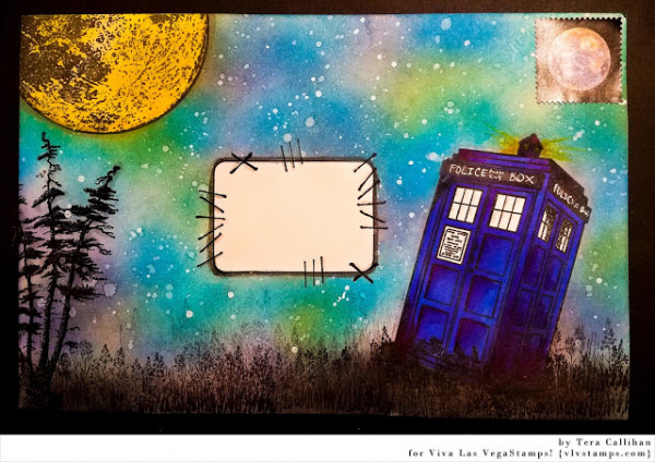 Project: Dr. Who Inspired Envelope Art